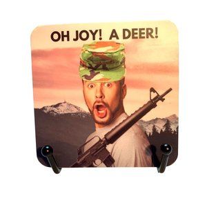 Oh Joy A Deer Bar Pulpboard Set of 4 Square Round Corner Drink Coasters